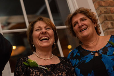 Moms having fun! Jim's mom (Katie) on the left and David's mom (Lynn) on the right 
